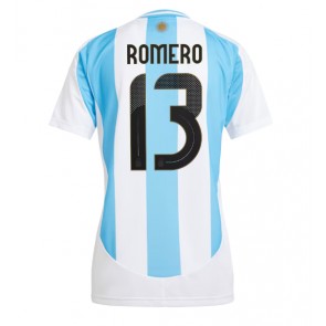 Argentina Cristian Romero #13 Dámské Domácí Dres Copa America 2024 Krátký Rukáv